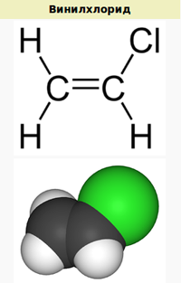 Вот формула винилхлорида. Это основная составляющая каждой пластинки