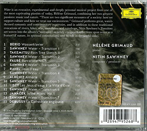 Hélène Grimaud Water CD Jewelcase