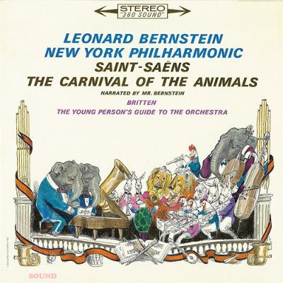 Saint-Saëns Prokofiev Leonard Bernstein Peter And The Wolf. The Carnival Of The Animals. etc. CD Japan