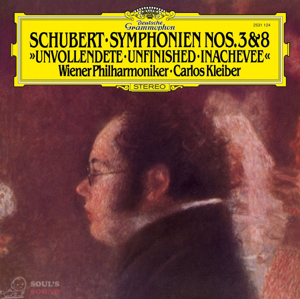 Wiener Philharmoniker, Carlos Kleiber Schubert: Symphony No.8 In B Minor, D.759 "Unfinished" & Symphony No.3 In D, D.200 LP