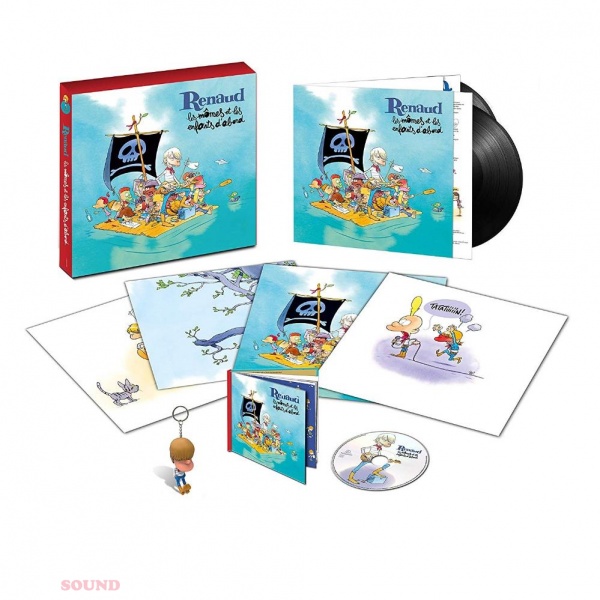 Renaud Les momes et les enfants d'abord Limited 2 LP + CD Box Set