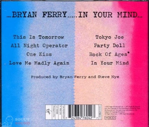 Bryan Ferry In Your Mind CD