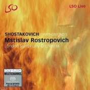 ROSTROPOVICH LONDON SYMPHONY ORCHESTRA SHOSTAKOVICH - SYMPHONY N 5 SACD