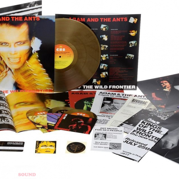 Adam & The Ants Kings Of the Wild Frontier 35th Anniversary LP + 2 CD + DVD Gold Colored Vinyl