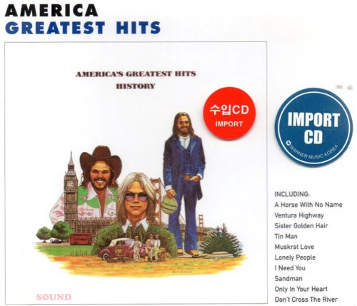 AMERICA - HISTORY - AMERICA'S GREATEST HITS CD