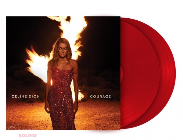 Celine Dion Courage 2 LP Ruby