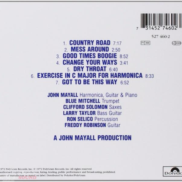 John Mayall Jazz Blues Fusion CD