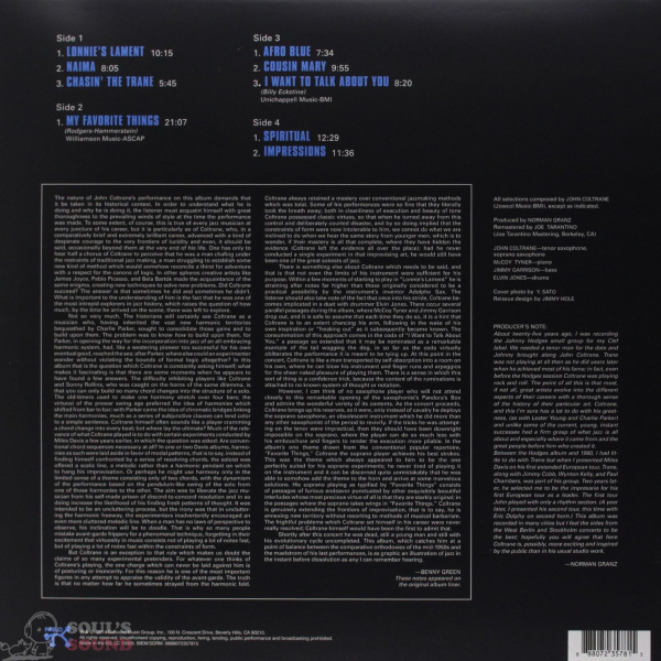 John Coltrane Afro Blue Impressions 2 LP