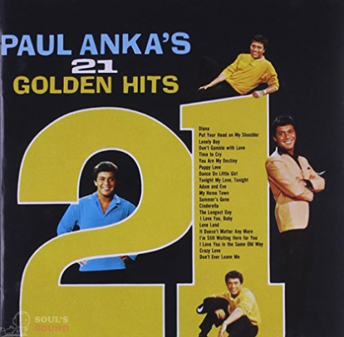 PAUL ANKA - 21 GOLDEN HITS CD