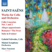 SAINT-SAENS : CELLO CONCERTO NO. 1 • NO. 2 • THE SWAN CD