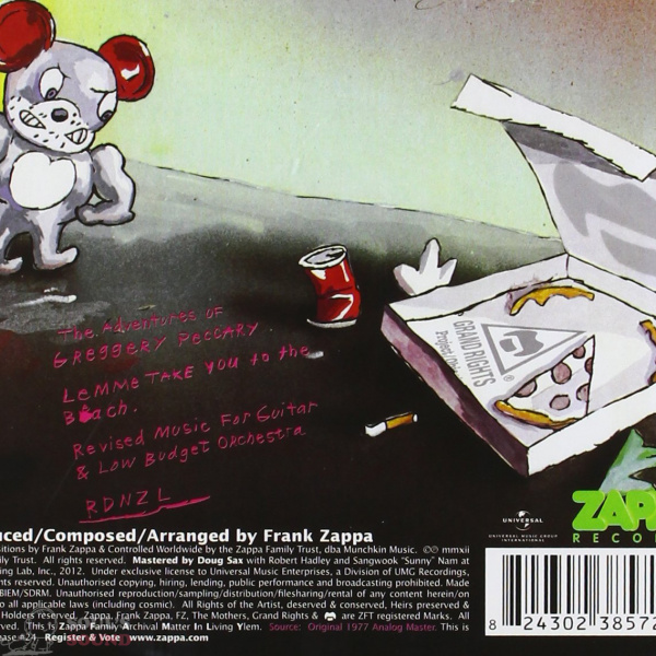 Frank Zappa Studio Tan CD