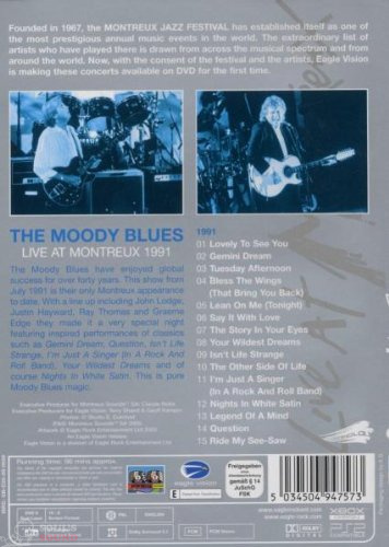 The Moody Blues Live At Montreux 1991 DVD