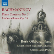 BORIS GILTBURG RACHMANINOV PIANO CONCERTO NO. 2 ETUDES CD