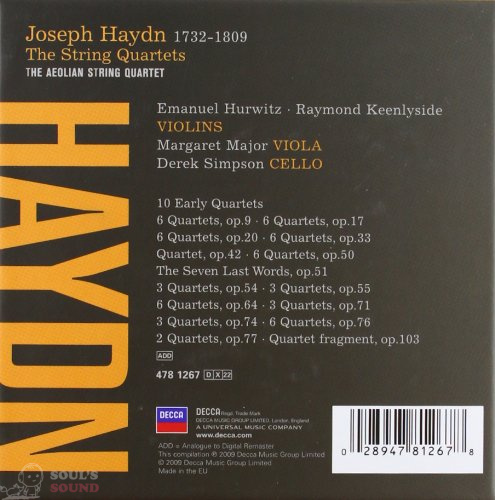 Aeolian String Quartet Haydn : The Complete String Quartets 22 CD