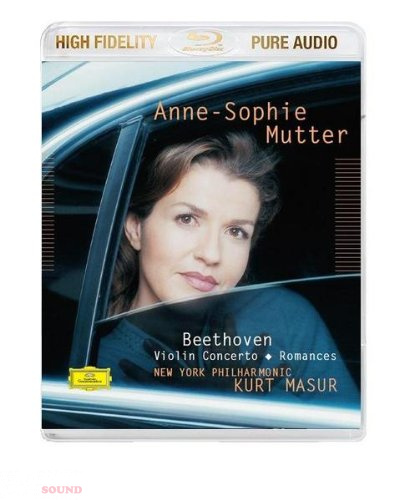 Anne-Sophie Mutter Beethoven: Violin Concerto, Romances Blu-ray Audio  
