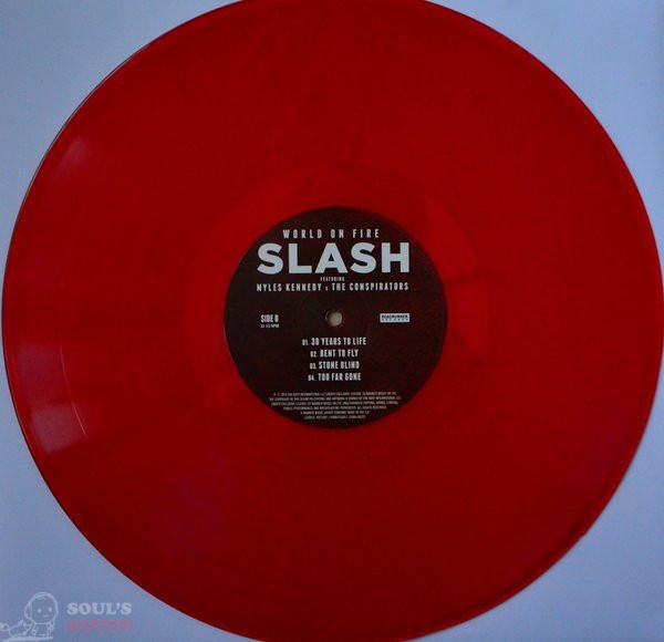 SLASH - WORLD ON FIRE 2 LP RED