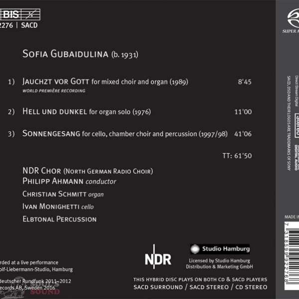 Sofia Gubaidulina: Sonnengesang (Live) SACD