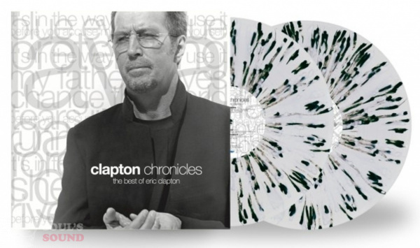 Eric Clapton Clapton Chronicles The Best Of 2 LP Black & White Splatter