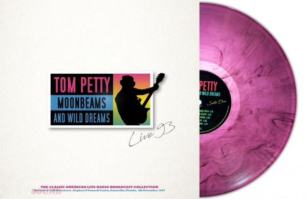 TOM PETTY MOONBEAMS AND WILD DREAMS LIVE 1993 LP Magenta Marbled