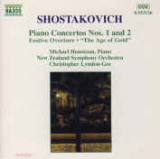 Shostakovich ‎Piano Concertos Nos. 1 And 2 • Festive Overture • The Age Of Gold CD