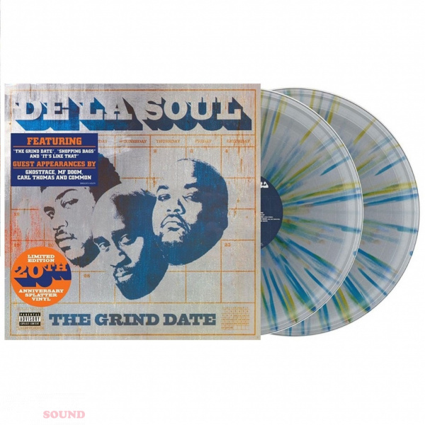 De La Soul The Grind Date 2 LP Clear Splatter Limited