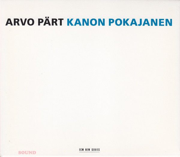 Arvo Part ‎– Kanon Pokajanen 2 CD