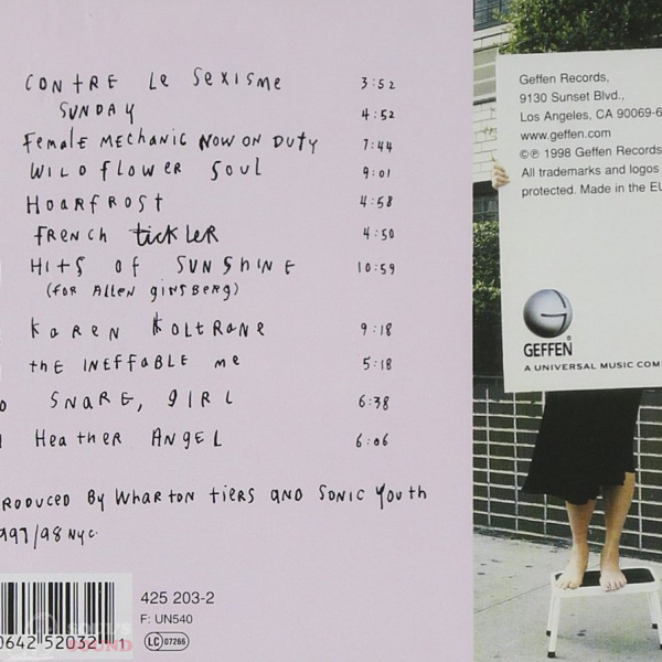 Sonic Youth A Thousand Leaves CD
