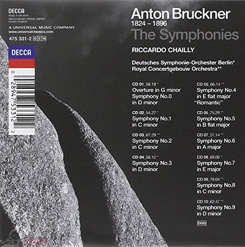 Riccardo Chailly Bruckner: The Symphonies 10 CD