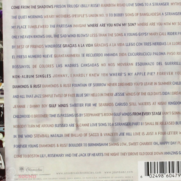 Joan Baez The Complete A&M Recordings 4 CD
