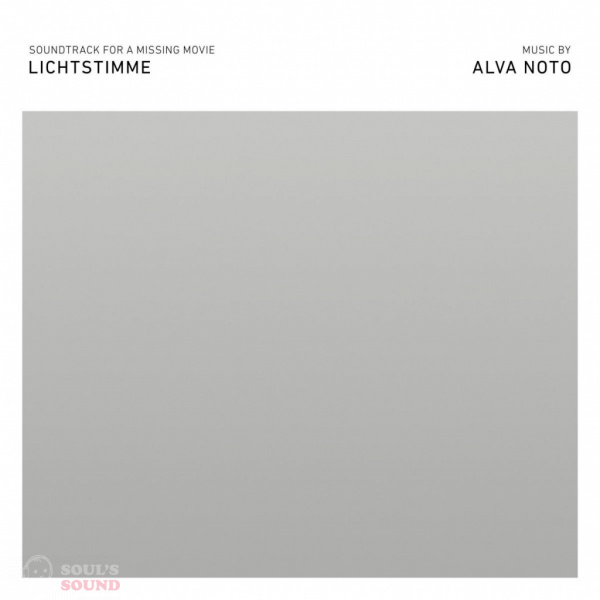 Alva Noto Lichtstimme (Two Soundtracks for a Missing Movie - Part 1) LP Deluxe Box-style Sleeve Foil-Stamped & Debossed