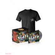 SLASH - WORLD ON FIRE CD + T-shirt L