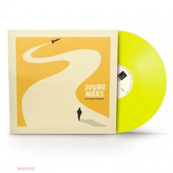 Bruno Mars Doo-Wops & Hooligans LP 	Neon Limited Yellow