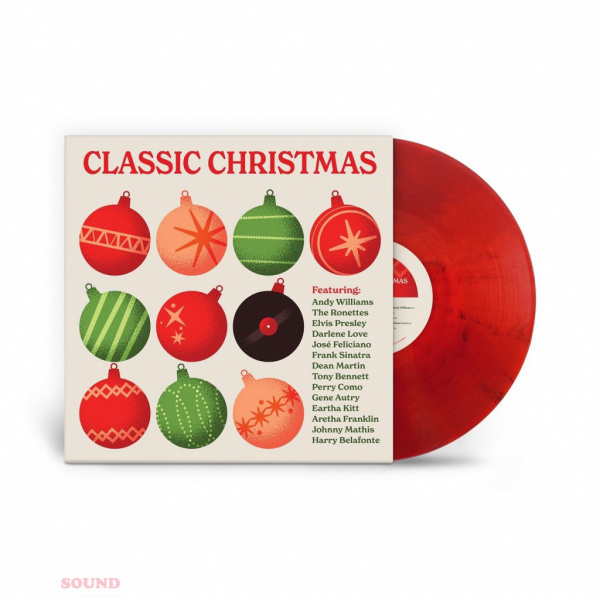 Various Artists Classic Christmas LP Red