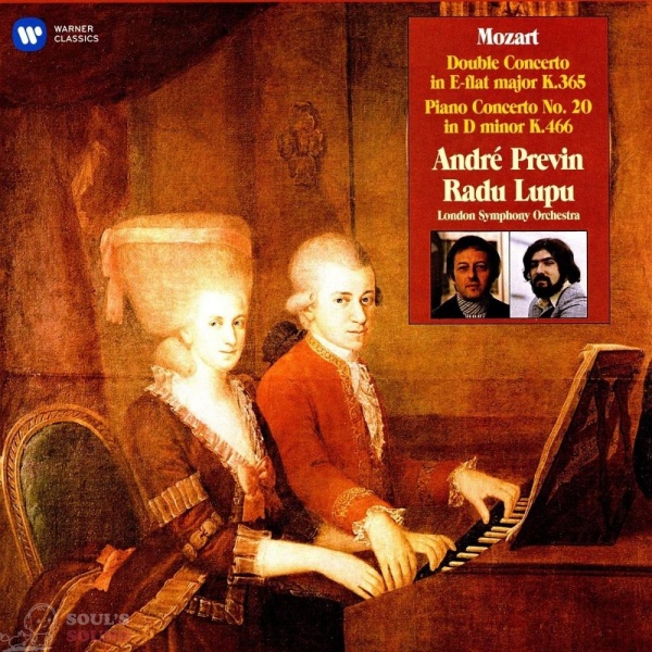 RADU LUPU / ANDRE PREVIN MOZART DOUBLE CONCERTO, PIANO CONCERTO NO. 20 2 LP