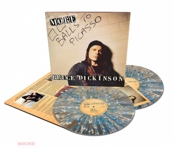 Bruce Dickinson More Balls To Picasso 2 LP Clear White & Blue Splatter Limited