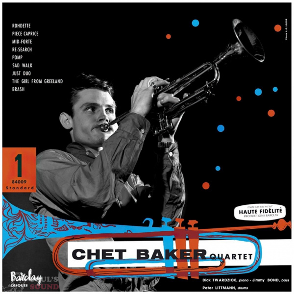 Chet Baker Chet Baker Quartet (Chet Baker in Paris Vol. 1) LP