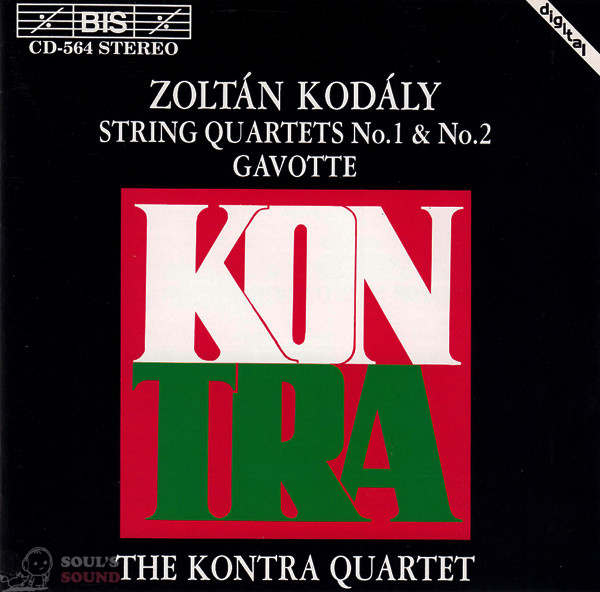 Kodaly The Kontra Quartet ‎– String Quartets No.1 & No.2 / Gavotte CD
