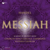 KING'S COLLEGE CHOIR STEPHEN CLEOBURY HANDEL MESSIAH 3 LP