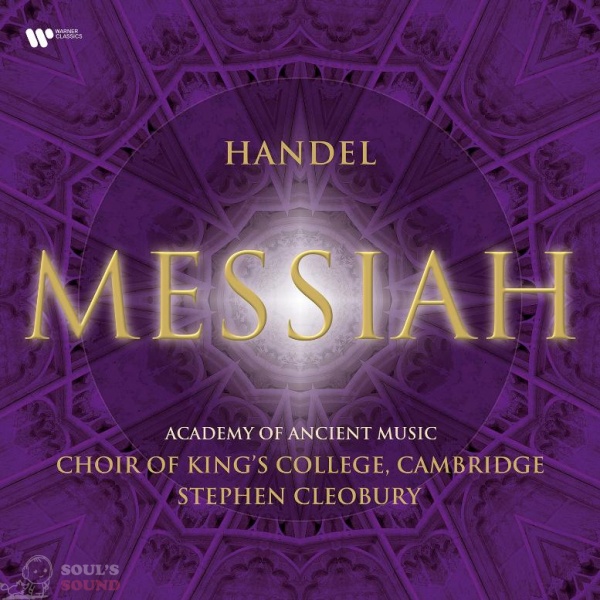 KING'S COLLEGE CHOIR STEPHEN CLEOBURY HANDEL MESSIAH 3 LP