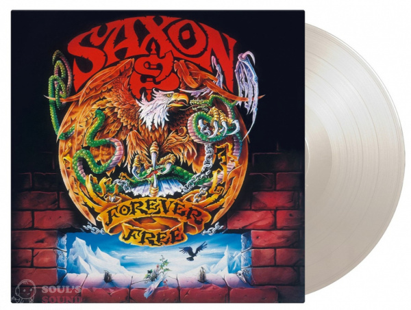 Saxon Forever Free LP White Limited Numbered