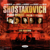 Shostakovich - Rachlin Jansen Bashmet Maisky Golan ‎– Piano Quintet - Trio No. 1 - 5 Pieces Live In Vienna CD