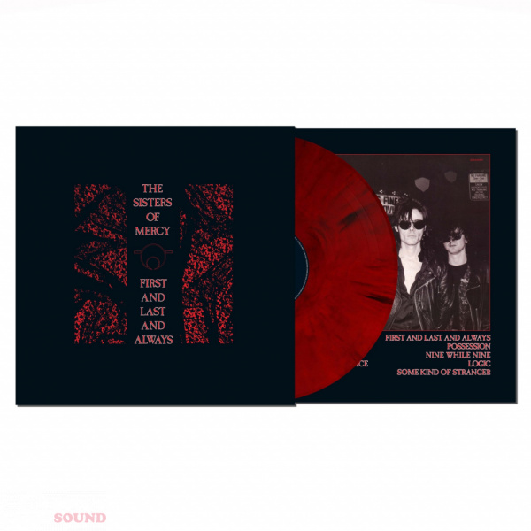 The Sisters of Mercy First and Last and Always LP Black & Red Marbled Limited