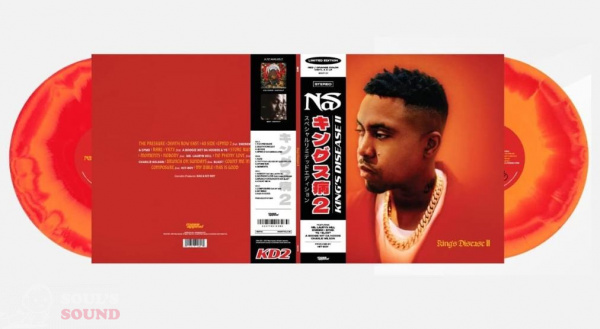 NAS KING'S DISEASE II 2 LP RED & TANGERINE