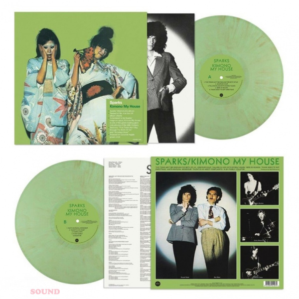 Sparks Kimono My House LP 50th Anniversary Limited Caramel Apple Green