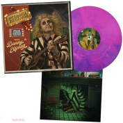Danny Elfman Beetlejuice Beetlejuice Score Album LP Hand Poured Pink & Violet Art Print Limited