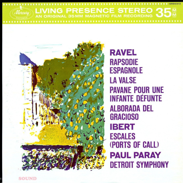 Paul Paray Orchestral Music By Maurice Ravel & Jacques Ibert LP