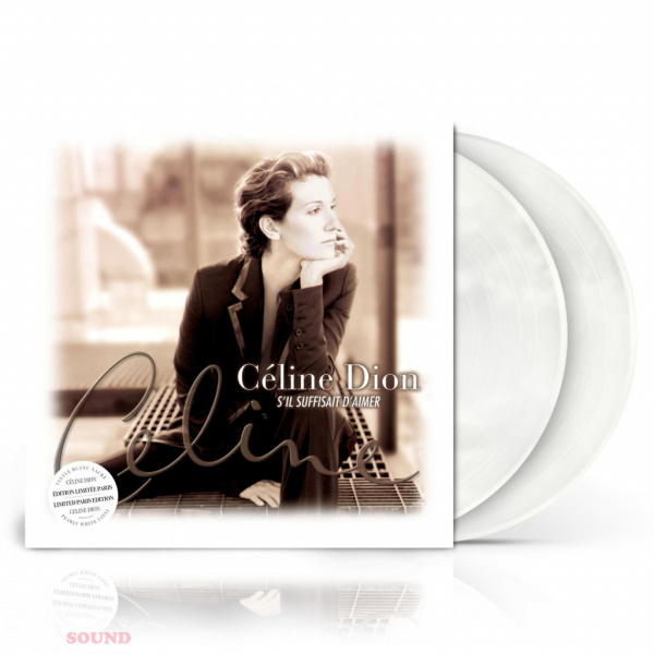 Celine Dion S'Il suffisait d'aimer 2 LP Pearl White Limited