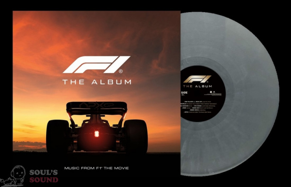 F1 The Album Music From F1 The Movie LP 	Clear Silver & Black Limited
