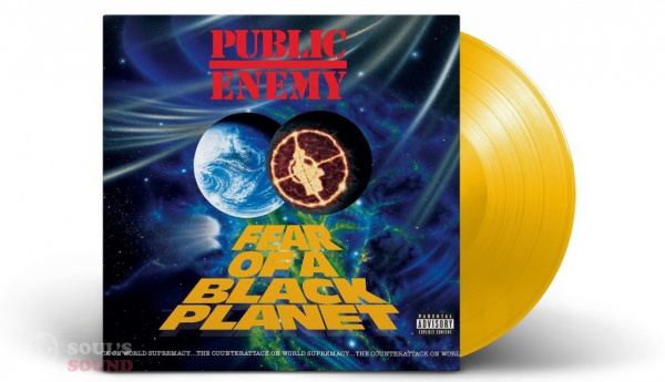 Public Enemy Fear Of A Black Planet LP Yellow Limited