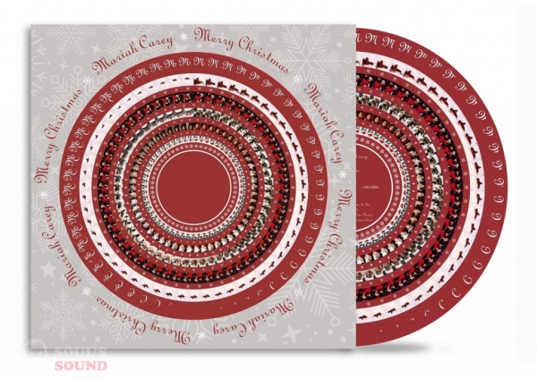 Mariah Carey Merry Christmas 30th Anniversary LP zoetrope